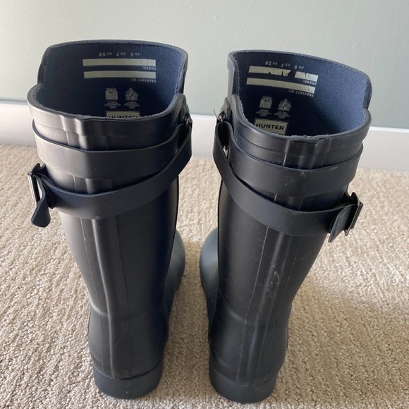 Hunter Wellington Backstrap Short Rain Boots - Picture 2 of 4